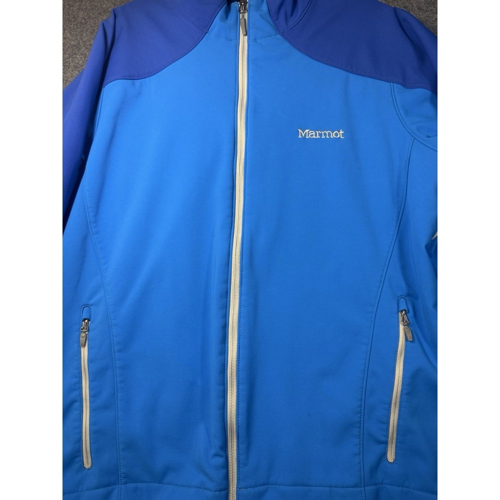 Marmot Gore Windstopper Softshell Jacket Blue Men's XL - Picture 2 of 9